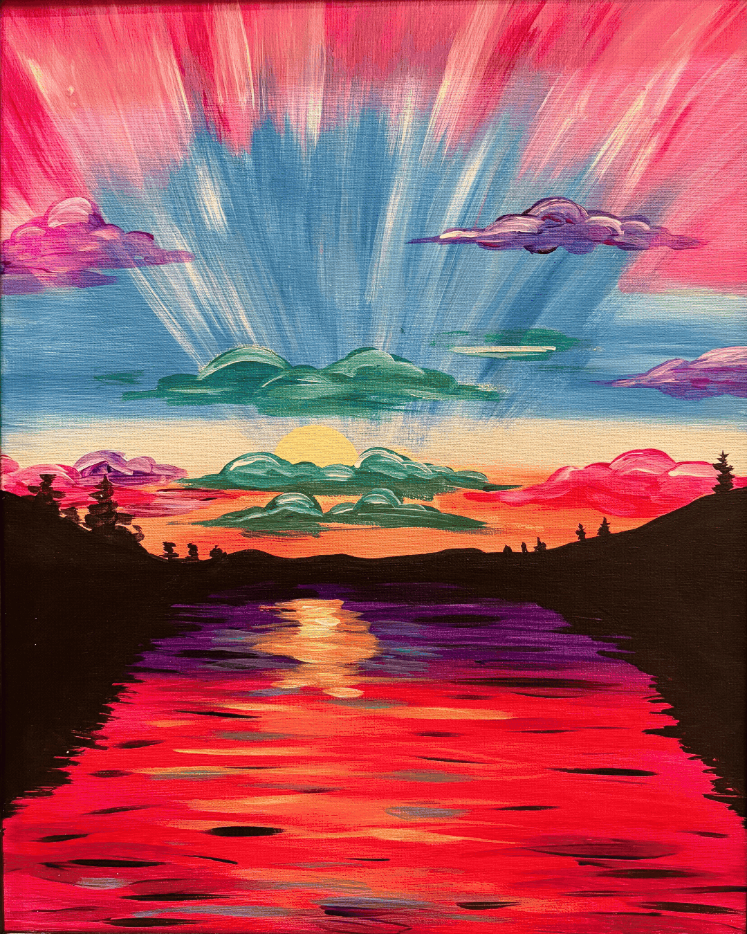 Kaleidoscopic Sunset